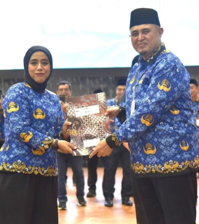 Lantik 747 PPPK, Rektor Untad Tekankan Integritas, Loyalitas, & Inovasi untuk Kemajuan Pendidikan